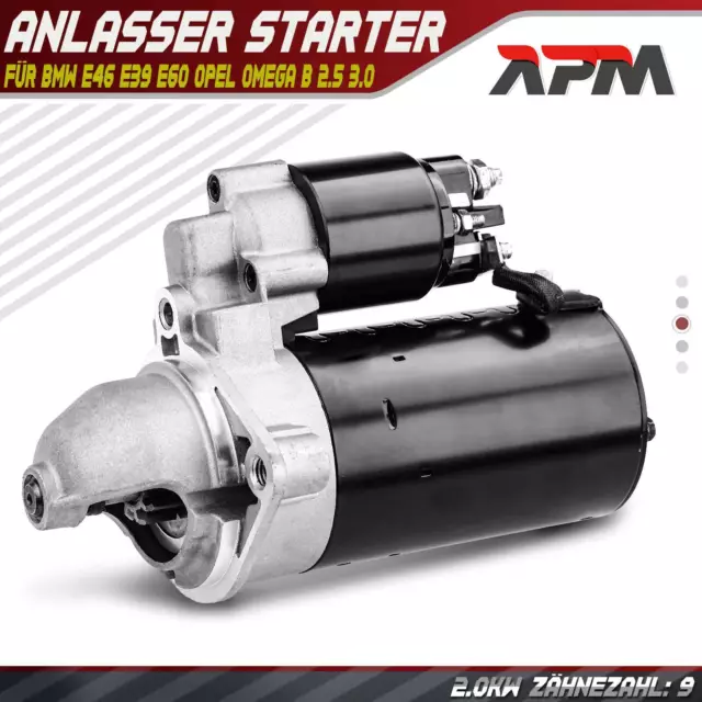 Anlasser Starter 2 KW für BMW 3er E34 E36 5er Touring E34 E39 E60 7er E38 2.5L