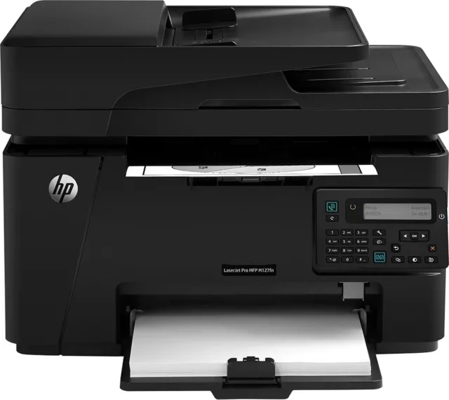 HP LaserJet Pro M127fn A4 Mono Multifunction Laser Printer / 90% Genuine Toner