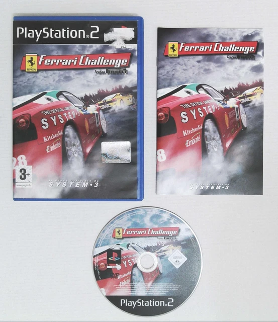 Jeu Ferrari Challenge Pour PlayStation 2 PS2, PAL Import UK, Avec Manuel, Bon état