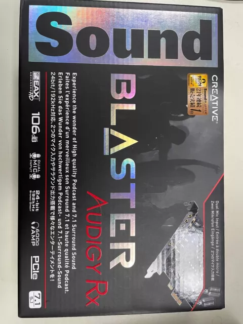 Creative Sound Blaster Audigy Rx 7.1 PCIe