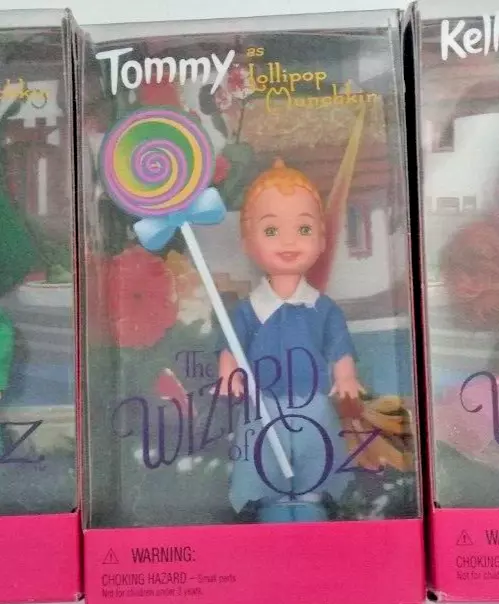 1999 MATTEL Barbie Kelly TOMMY Doll as LOLLIPOP MUNCHKIN The WIZARD of OZ NRFB