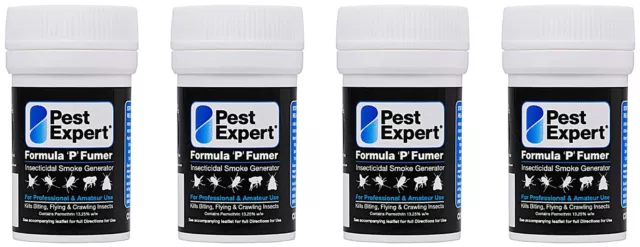 4 Pack Flea Bomb Killer Foggers For Fleas Pest Expert 3.5g Treatment Cat  / Dog