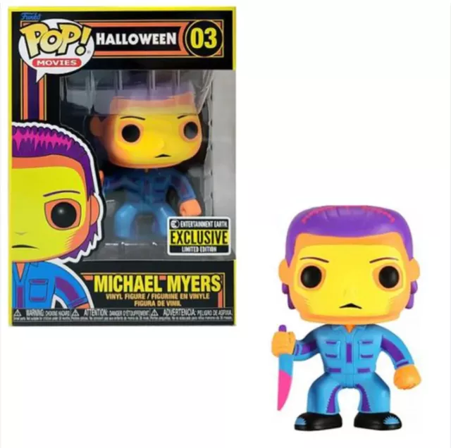 Halloween Michael Myers Black Light Pop! Vinyl Figure - Entertainment Earth Excl