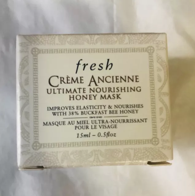 fresh Creme Ancienne Ultimate Nourishing Honey Mask 0.5 Oz. NIB