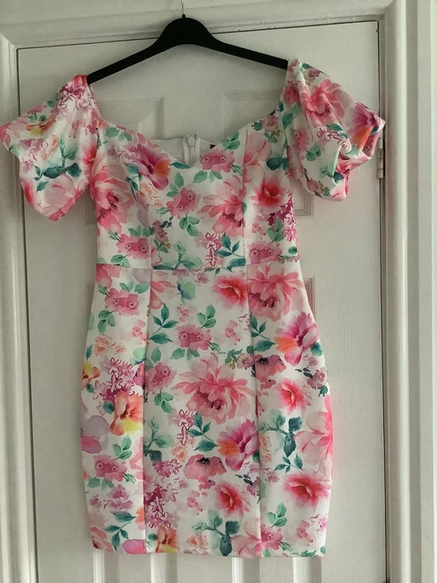 Lipsy floral on sale bardot skater dress