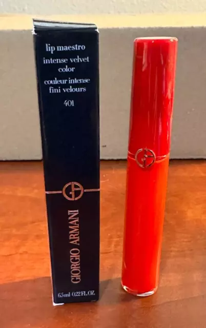 Giorgio Armani Lip Maestro Intense Velvet Color - 401 - 65ml/0.22fl.oz. (NIB)