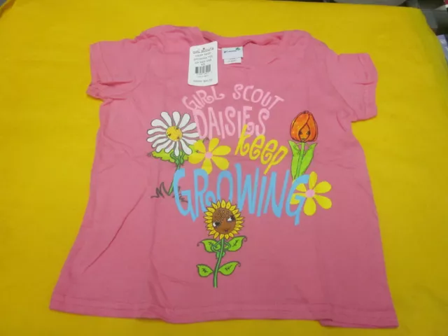 Daisy Girl Scout Keep Growing Tee Shirt ( New ) Size Xxs 4/5