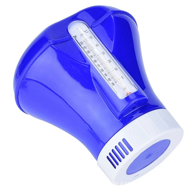 Qcwwy Spa Distributore di Prodotti Chimici Dosatore per la Pulizia Lago Blu Galleggiante per Piscina Distributore di Compresse di Cloro Lagoon Blue Strumenti Erogazione di Cloro