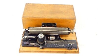 Maquina de escribir PICHT INDEX 1899 Typewriter Schreibmaschine Machine a Ecrire