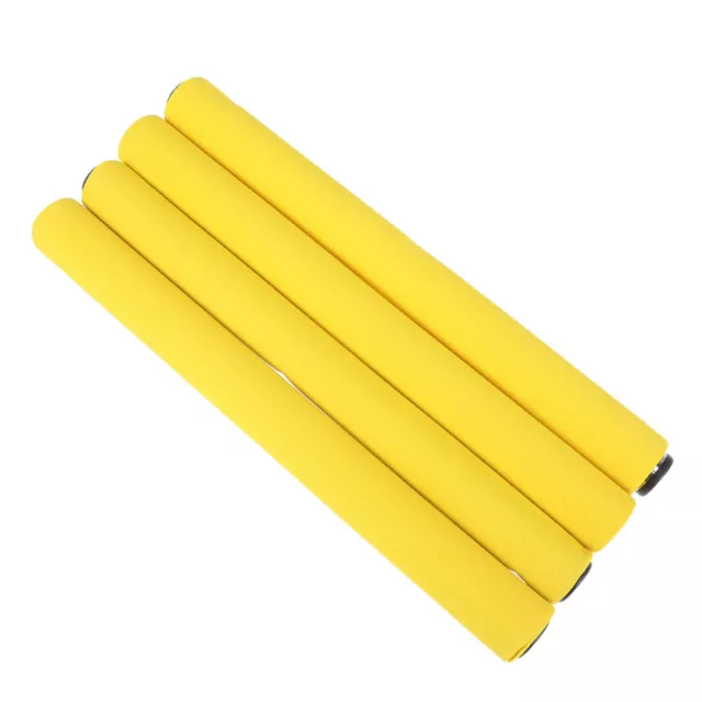 4pcs Track and Field Equipments Relay Sticks Non-slip Sponge Cover