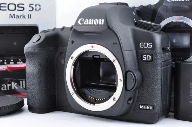 Top Mint in Box Canon EOS 5D Mark II Digital Shutter Count 8744 from JAPAN #DL11