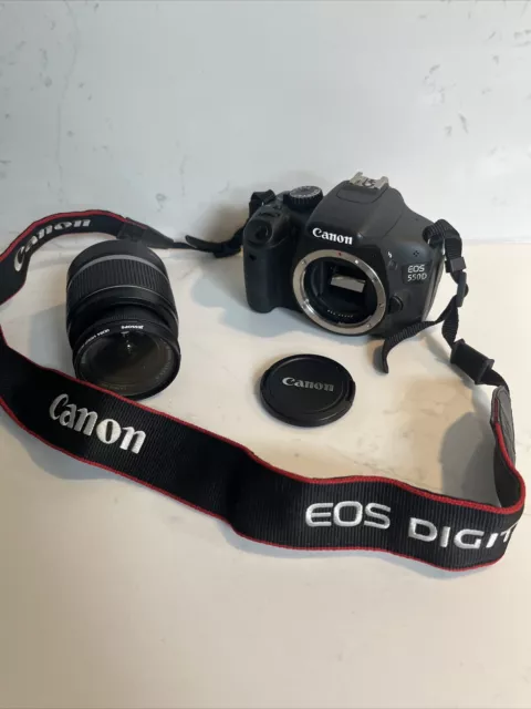 Canon Eos 550D Camera With Efs 18-55mm Lens - Preloved