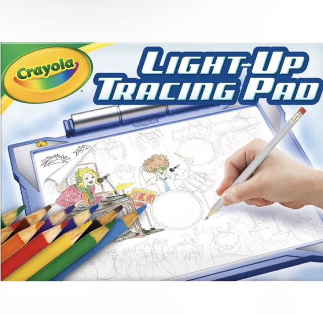 Crayola Light Up Tracing Pad Toys, Gift for Kids, Ages 6, 7, 8, 9, 10, Teal