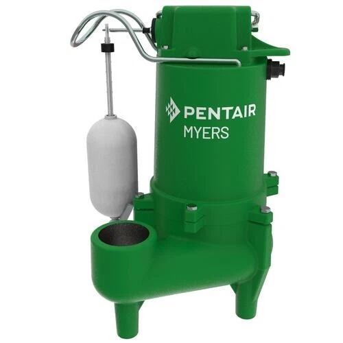 1/2 HP 120V Heavy Duty Cast Iron Sewage Pump 10000 GPH Snap Action Float Switch