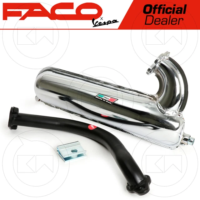 Marmitta Terminale Scarico Compatibile Per Piaggio Vespa 50 | Modelli Special, L, R, N, S | Ricambio Silenziatore Di Qualità