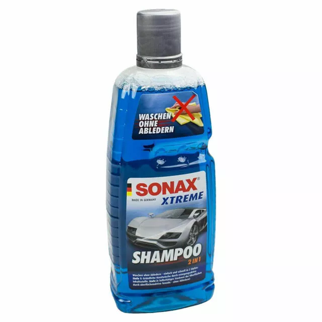 SONAX XTREME Shampoo Konzentrat 2 in 1 Autoshampoo Waschen ohne Abledern