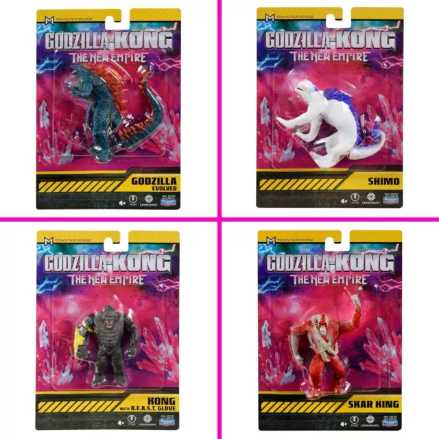 Godzilla X Kong The New Empire 3.25” Action Figures - Assorted - NEW