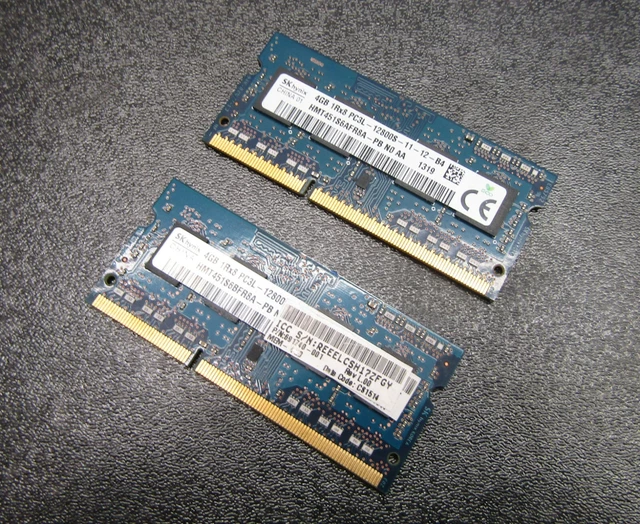 8GB KIT PC3L 12800S SK Hynix HMT451S6BFR8A PB N0 AA 1600MHz SODIMM