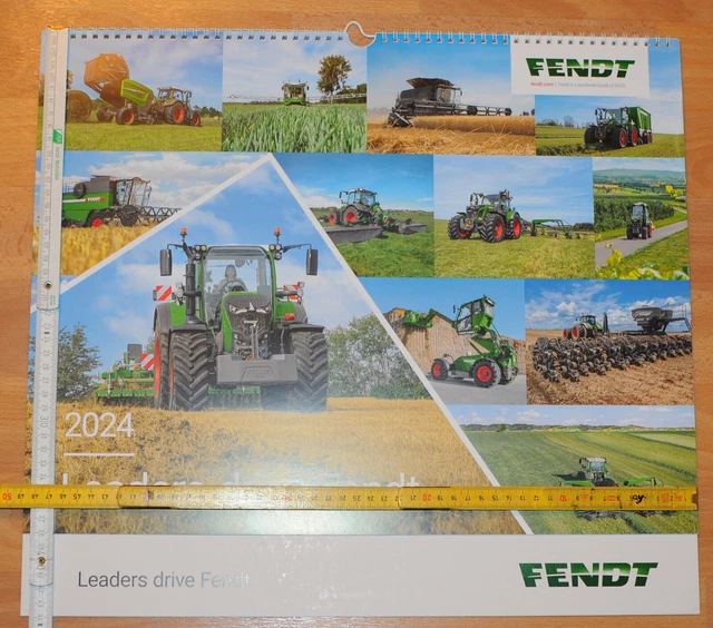 FENDT WANDKALENDER KALENDER, Leaders drive FENDT 2024 EUR 21,00