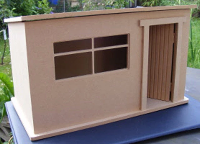 Casa delle bambole miniatura scala 1/12 scaffalature in legno nudo