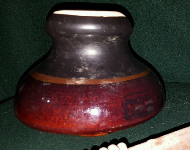 Vintage RARE PINCO-7 2084-R Porcelain Saddleback Insulator with Hardware - HTF 3