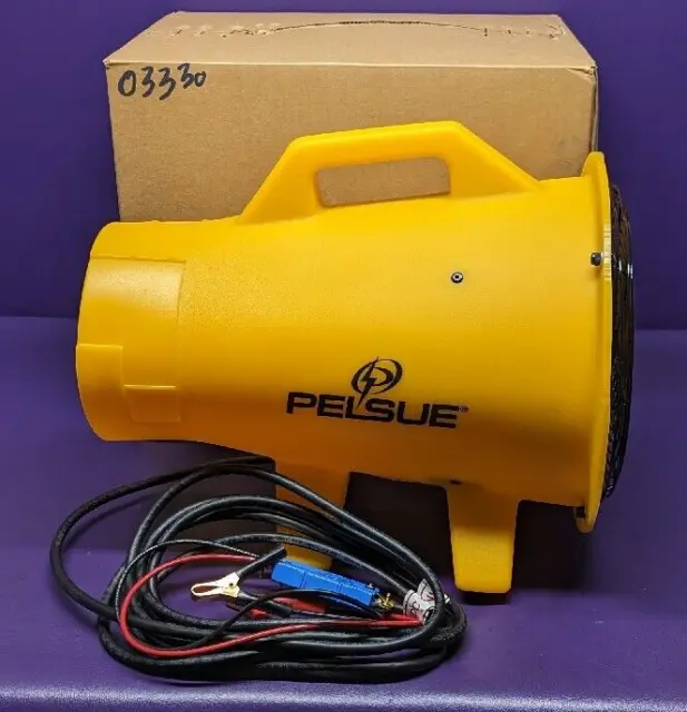 New Pelsue 10" Electric Axial Blower 1/4 HP 12 VDC 15 Amps 1400P