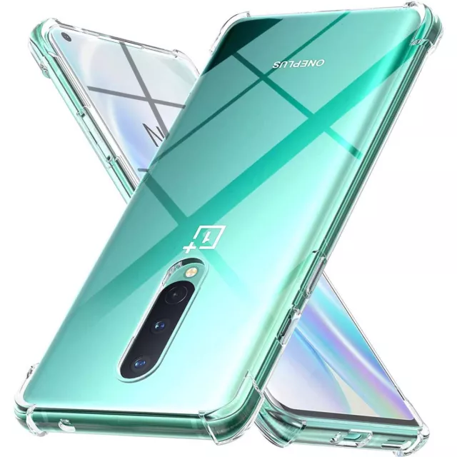 Funda Gel Tpu Anti-Shock Transparente para OnePlus 8