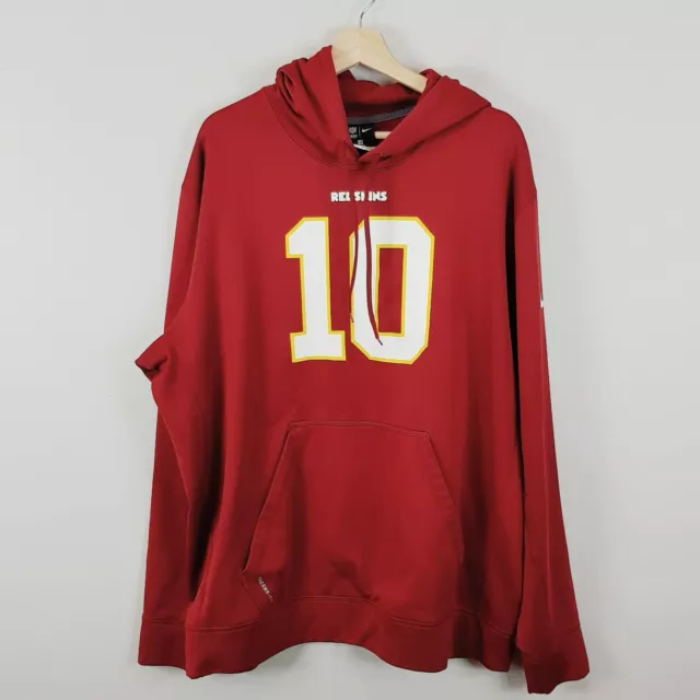 WASHINGTON REDSKINS Nike Size XL NFL Hoodie Jumper #10 Robert Griffin III