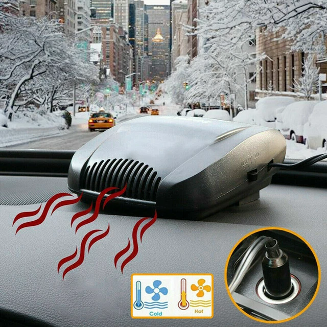 2 in 1 Portable 150W Car Heater Heating Cooling Fan Defroster Defogger 12V