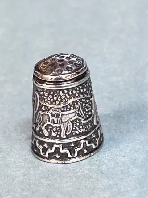 Vintage Sterling Silver Thimble 3.5g