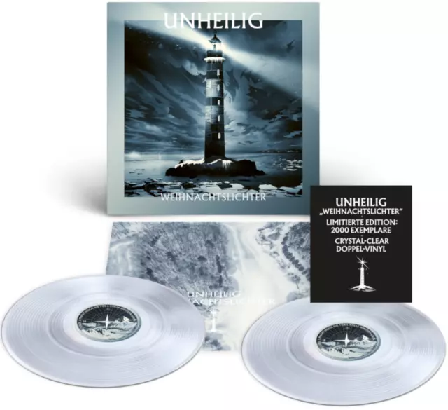 Unheilig - Weihnachtslieder Limited Crystal Clear 2 Vinyl LP 2000 Worldwide NEU