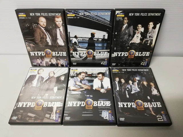 6 DVD TELEFILM Serie Tv Nypd Blue New York Police Department Prima