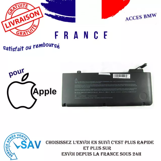 Batterie Apple Pour MacBook Pro 13" A1278, A1322 Mi-2012 MD101xx/A, MD102xx/A