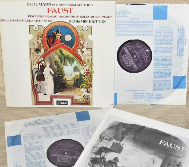 SET 567-8*SCHUMANN:Faust scenes*B.BRITTEN*DECCA UK  2 LP Box set *NM