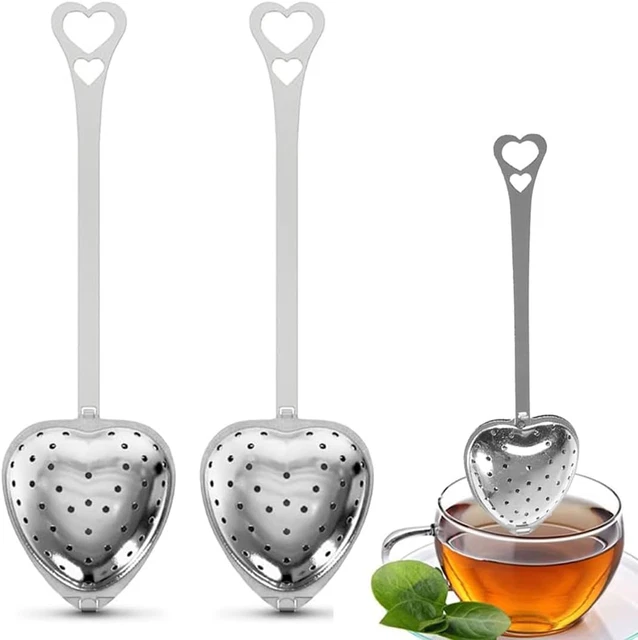 Infusori Per Tè In Acciaio Inox 304 - 2 Pezzi A Forma Di Palla, Filtro 1 Mm, Per Tisane E Te