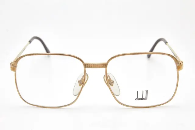 DUNHILL® 6087 40 56 gold vintage montatura occhiali 1980 frame 👓Uomo Donna