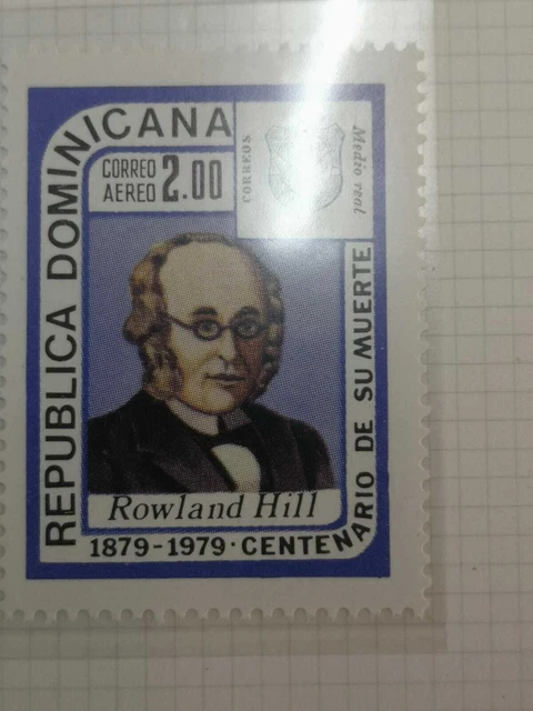 RÉPUBLIQUE DOMINICAINE Scott# C299 Sir Rowland Hill 1979