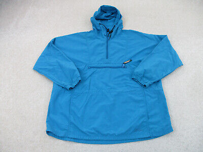LL Bean Jacket Adult Extra Large Blue Outdoors Windbreaker Parka Coat Mens A14*