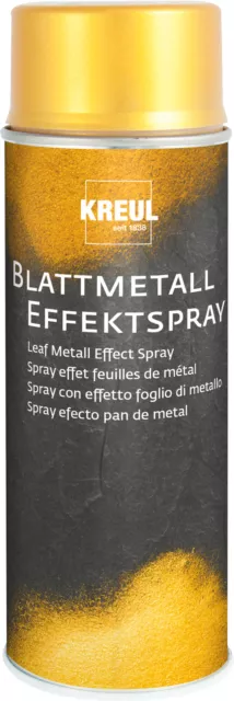 KREUL Blattmetall Effektspray "Gold", 400 ml