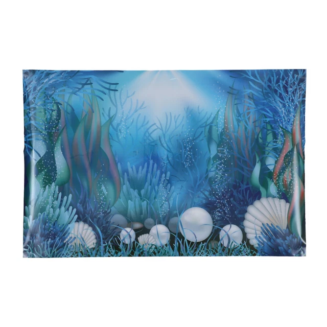 Aquarium Background Sticker Fish Tank Background Paper Plants Decor Thicken