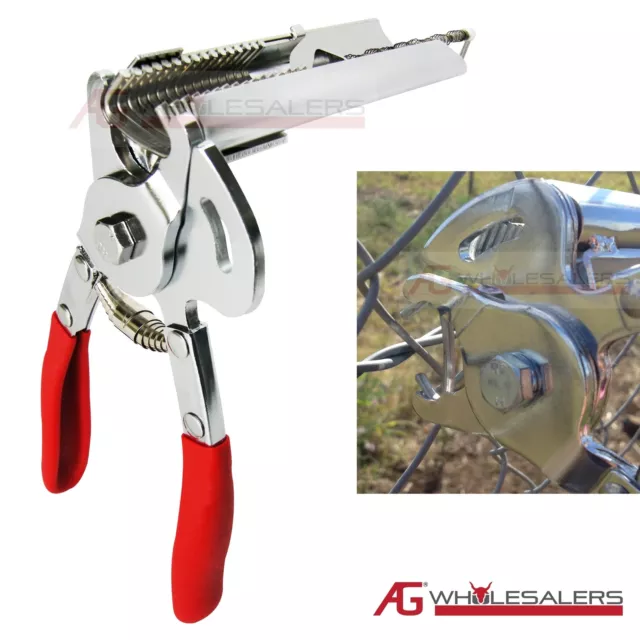 HOG RING GUN C37 - 37mm MAX DUTY - C CLIP PLIERS GABION FENCE WIRE CHAIN MESH