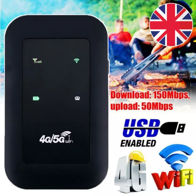 Wireless 4G LTE Mobile Hotspot Router Unlocked-WiFi Portable MiFi Broadband