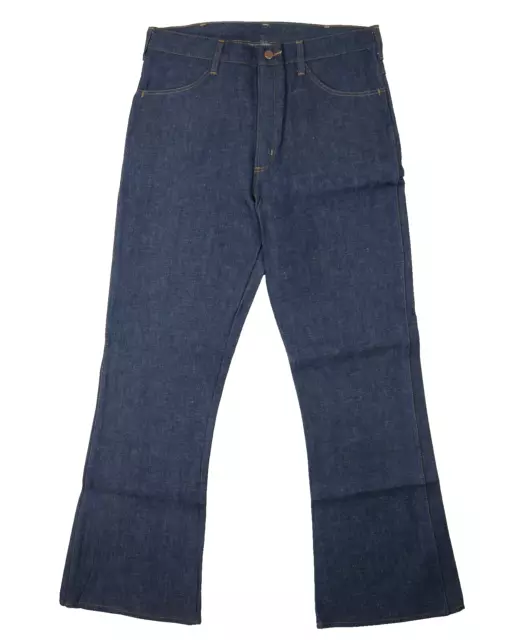 Sears The Mens Store Kings Road VTG Bell Bottoms Sz 36L (35.5X33) Blue Deadstock