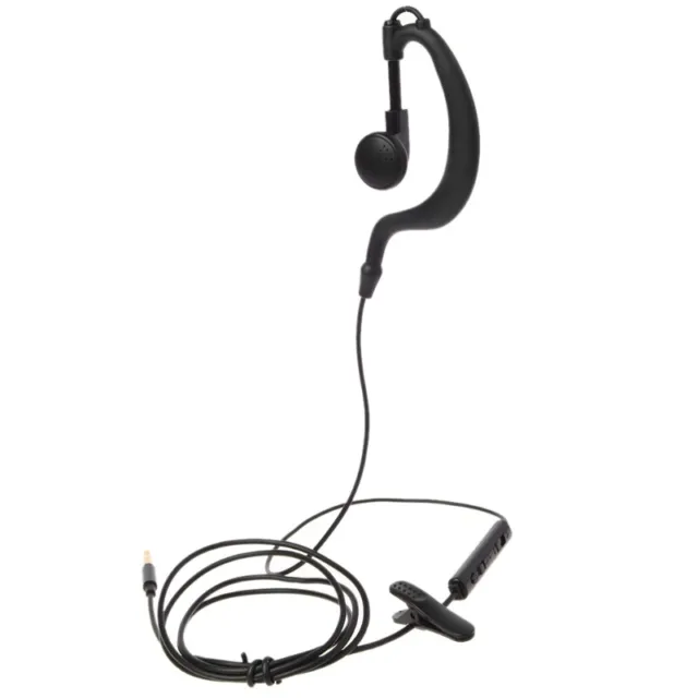 3.5mm Jack Single In-Ear Headset Only Mono Headphone With Mic For phone