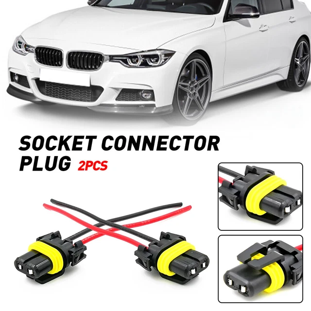 Wire Pigtail Female C H11 Two Harness Fog Light Bulb Lamp - Foto 7