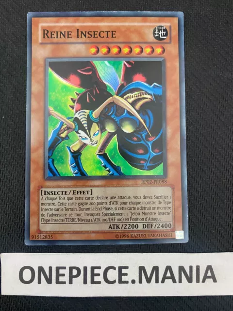 Enchère Carte Yu-Gi-Oh! Reine Insecte RP02-FR088 Super Rare