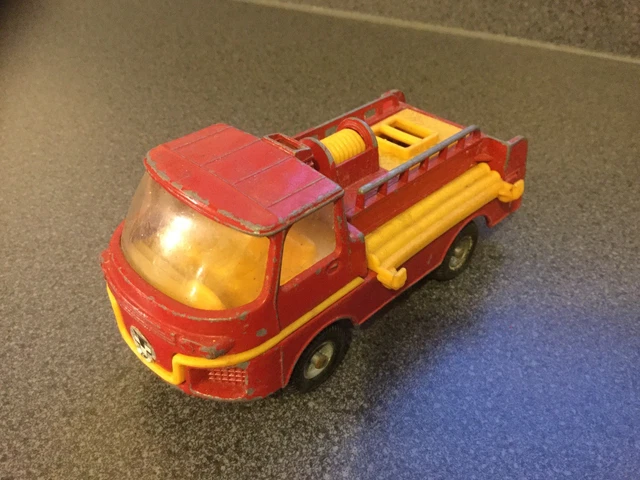 Camion De Pompiers Corgi Qualitoys Turbine Truck 1:36 - Édition 1969, Occasion Bon état