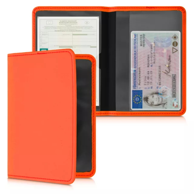 Porte permis avec compartiments cartes - Étui de protection passeport