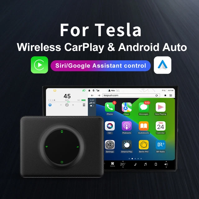 MINI CARPLAY WIRELESS Box WiFi Bluetooth Adapter For Tesla Model 3/Y