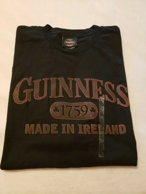 Official Guinness 1759 Made in Ireland Men's T Shirt Size XL NWT